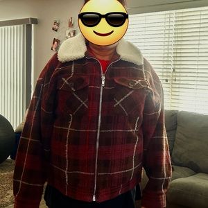 Urban Outfitters Red Plaid Jacket